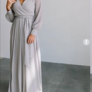 Baltic Born lydia maxi dress in grey.